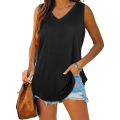 Women's European and American V-Neck Top T-Shirt