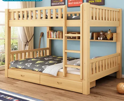 hot sale high quality solid wood bunk bed
