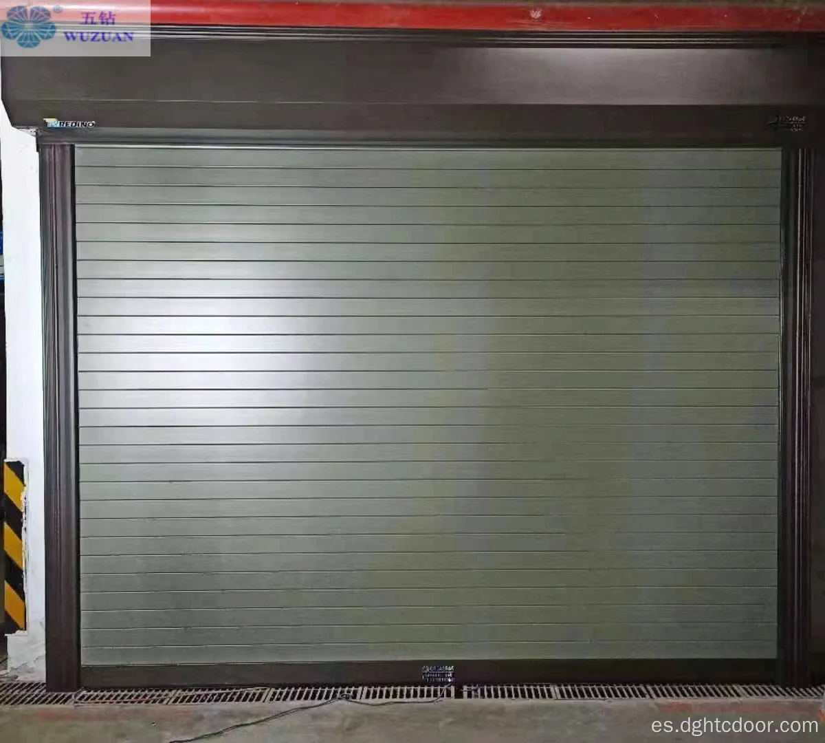 Puerta de obturador de aluminio de aislamiento termal automático