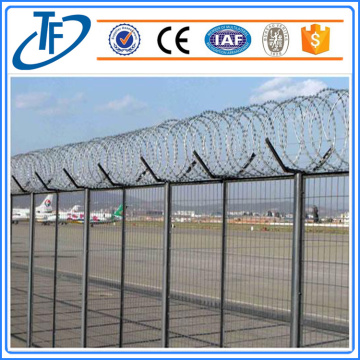 PVC bersalut &amp; Galvanized Keselamatan Razor Barbed Wire