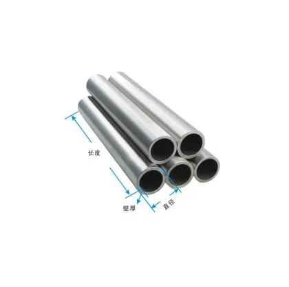 Non-Ferrous Metals ASTM B337 Titanium Exhaust Pipes/Tubes