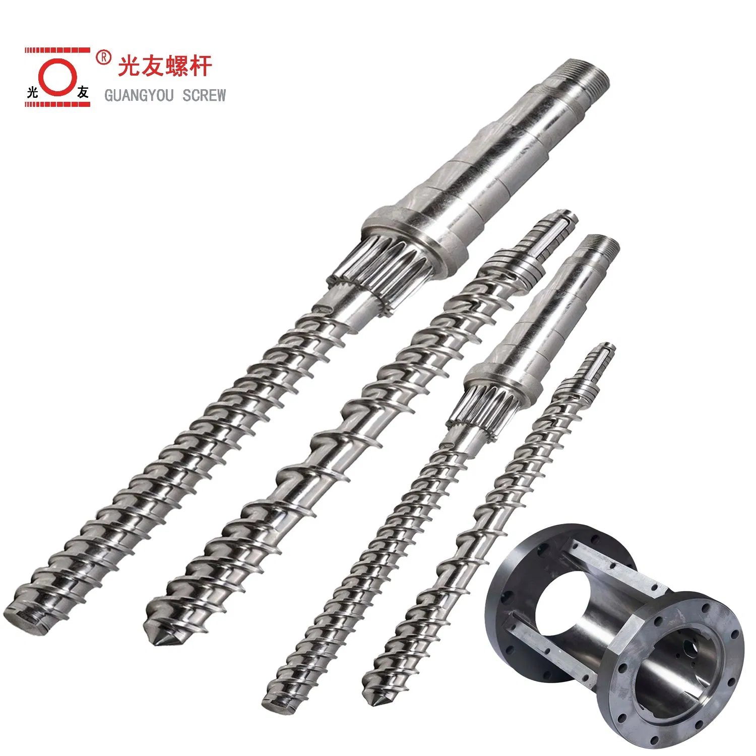 Screw at bariles para sa goma extrusion plastic extruder