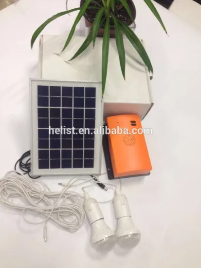 China suppier Helist 2 pcs LED Bulbs 5W home solar lighting system for indoor