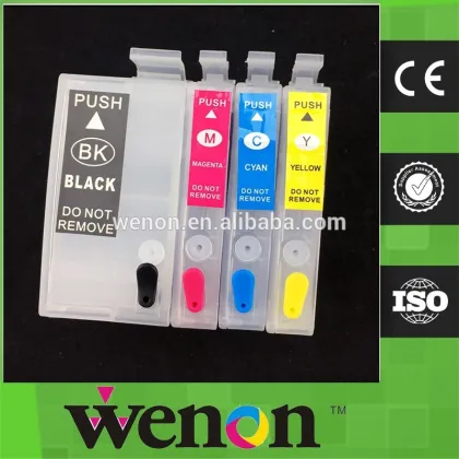 refillable ink cartridge for Epson WF-3640DTWF ink cartridge with chip