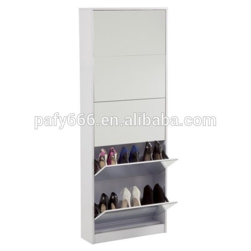 Mirrored Shoe Cabinet