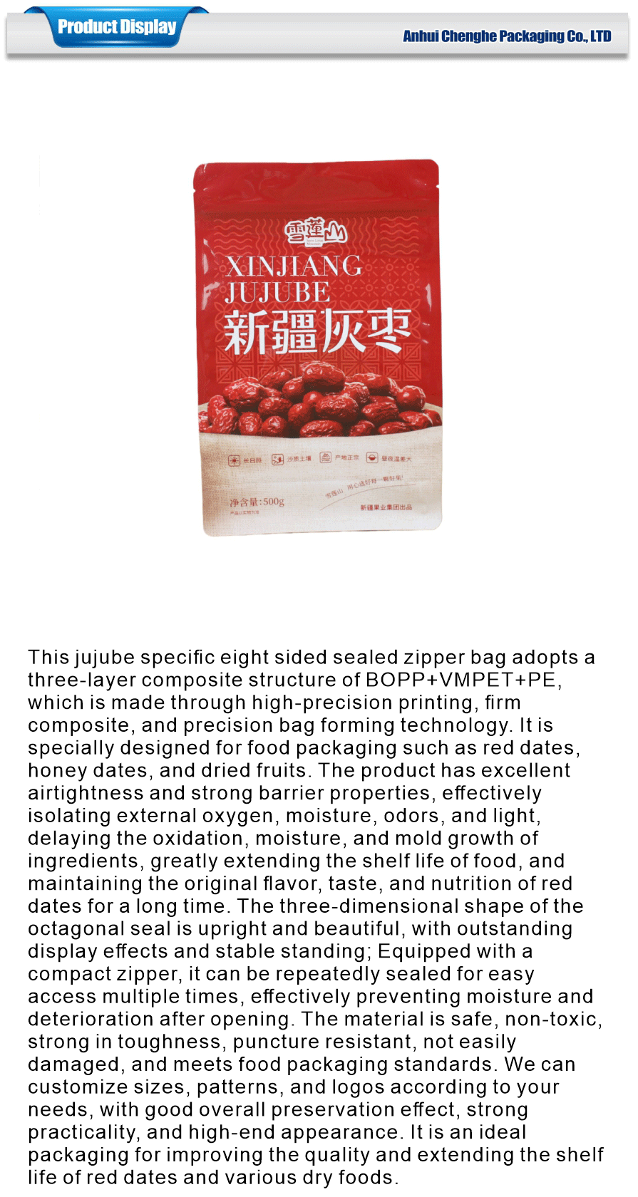 Air tight food storage bag