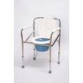 3-in-1 Steel Folding Bedside Commode Chair