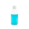 125 ml de sirop de boston transparent bouteille en verre liquide oral