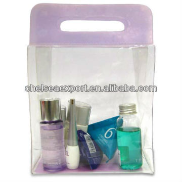 cheap clear pvc heat seal pvc makeup bag