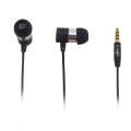 Stereo bass logam kabel OEM di telinga earphone