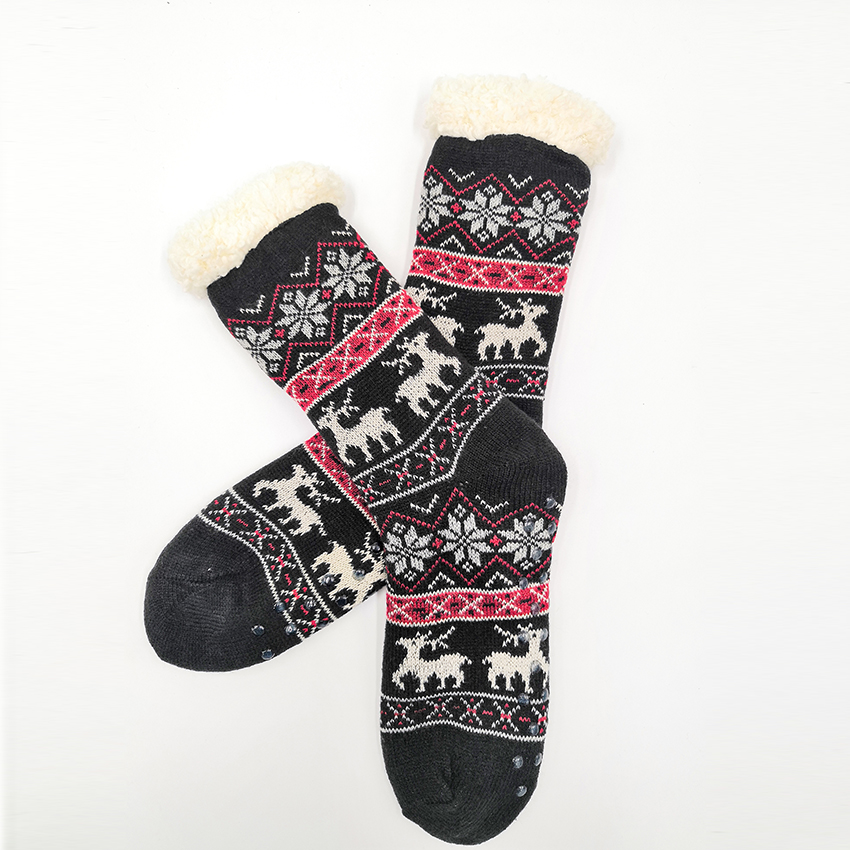 Mulheres Sherpa Socks Chunky Home Socks