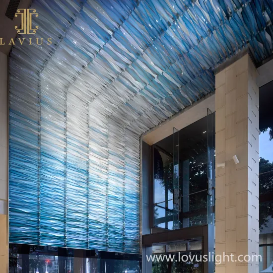 Hotel door chandelier decorative lamp high luxury innovative outdoor chandelier