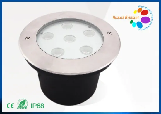 24 V 6w Waterproof Led Square Lights For Park , Ip 67 Led Buried Light