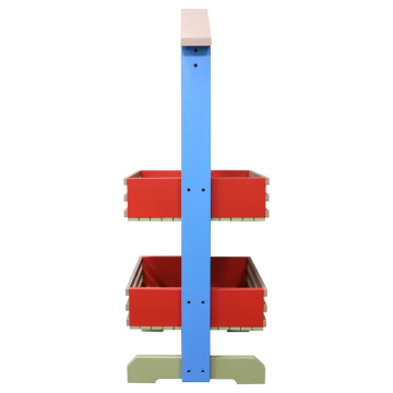 Toy car racing stand,wood display stand