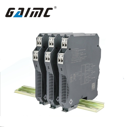 output ganda 4-20mA din rail galvanic signal isolator