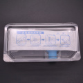 Saliva collecting tube plastic box