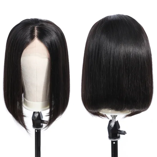 Clip in Wig Vendor Brazilian Silky Straight Wave Human Hair Short Wigs a 8 inch Bob Virgin Hair Wigs