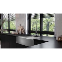 Apron Front Double Bowl Ledge Workstation Kitchen Sink