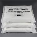 Одноразовое сухое полотенце из мягкого хлопка в одинарной упаковке