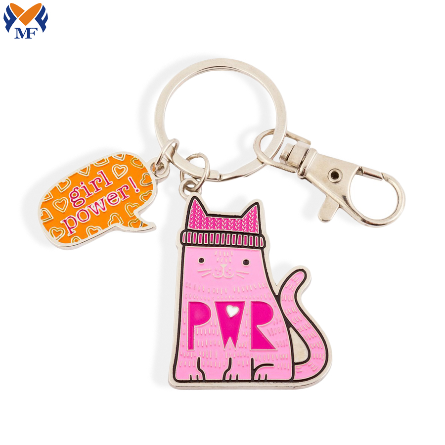 Custom enamel keychain with your design