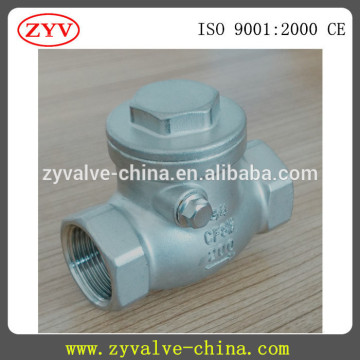 high quality 200 wog316/304 stainless steel Swing Check Valve
