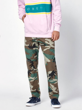 100% cotton long bottom camouflage Pants