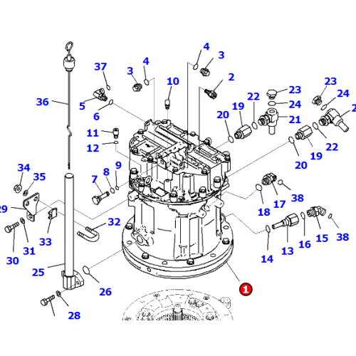 7875-13-1030 7875-13-3000 Motor FOR HB215LC