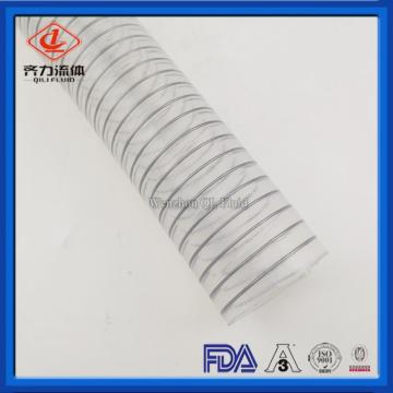 FDA Grade Clear Wire Reinforced Silicone Hose