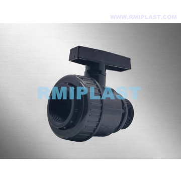 PVC Single Union Ball Valve 2,5 inci plastik