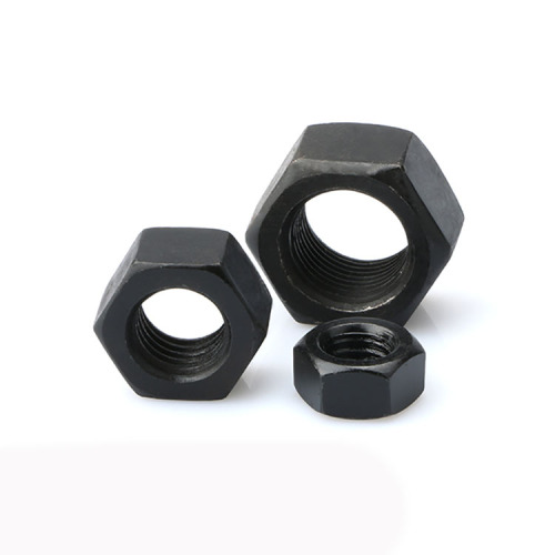 Black ASTM A194 2H Heavy hex nut