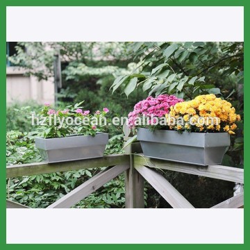 FO-9712 Zinc Galvanized Flower Window Box