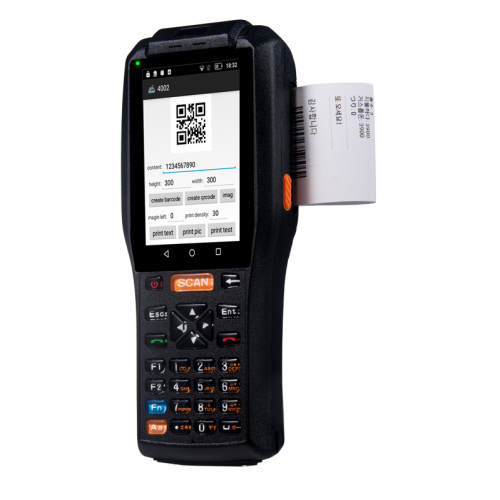 Qunsuo PDA-3505 Handheld Android PDA scanner with printer