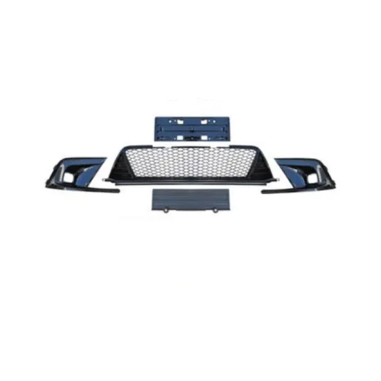 Type-R Style Car Accessories: Lower Grille with Fog Lamp Cover for Honda Civic OEM Bumper (2021-2023)