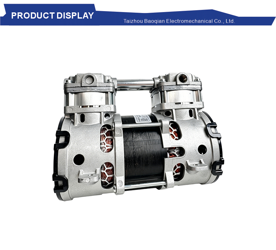 Low vibration medical breathing pump