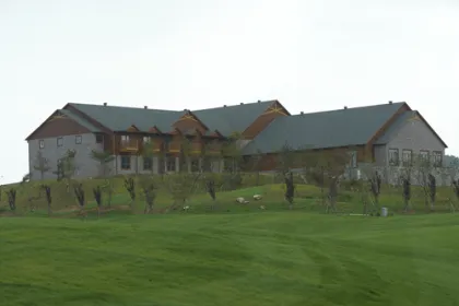 Island Prefab Club House Timber Frame