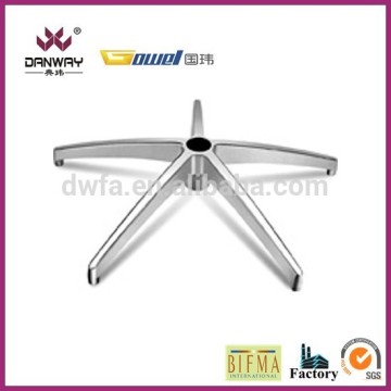 aluminum polish chrome office chair base metal chair base ALA-C14