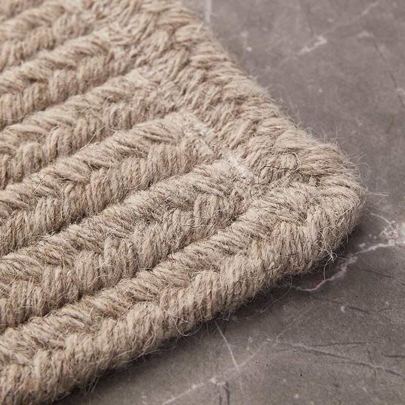 Big Large Size Wool Braided Living Room Rug