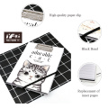 Coil Bound Books Custom cute cartoon cat style A5 clipboard notebook Supplier