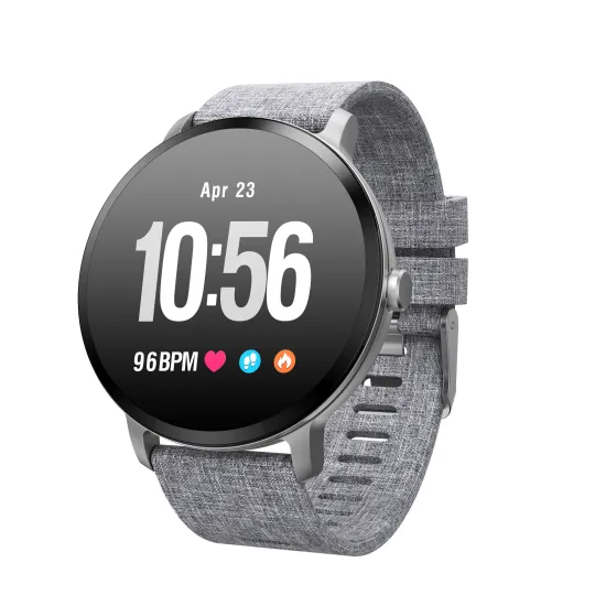 2024 Waterproof Calorie Counter Smartwatch with Heart Rate & Blood Pressure Monitor - V11 Model