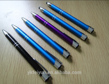 Aluminium metal pen touch screen stylus ball pen