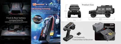 Mjx H8h West 1/8 Remote Control Vehicle - Professional Climbing Off Road Toy