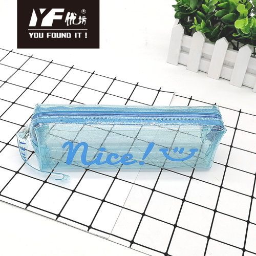 PVC Pencil Case Fantastic nice square shape custom plastic pencil case Factory