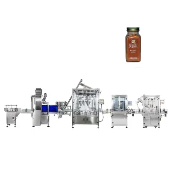 Automatic Canning Line for Spice Powder: Coconut Milk Powder Filling, Sealing, Labeling, and Packing Machinery