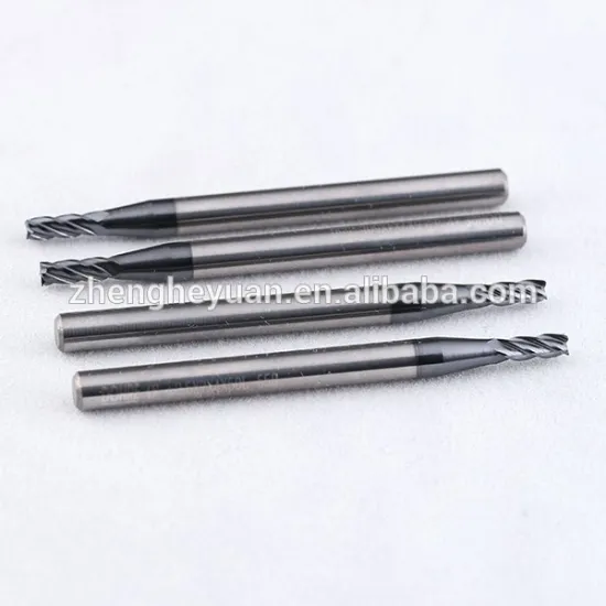 micro grain carbide flat ball end mill cutter sizes-ZHY