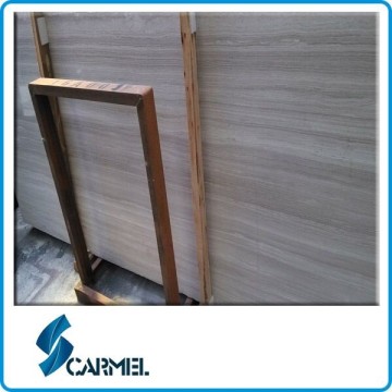 White Wooden Marble Slab for Vanity Countertop