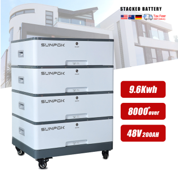 High-Power Stackable 48V 200Ah Lithium Ion Solar Energy Storage Battery: Easy Installation and High Capacity for 5-15KW Systems
