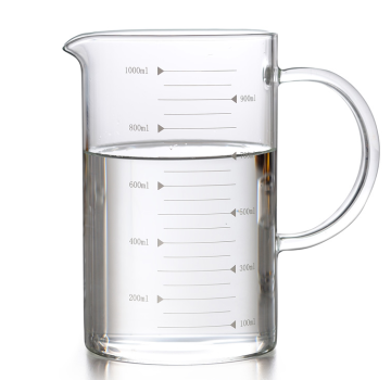 High Borosilicate Food Grade Glass Measuring Cup (500ml)