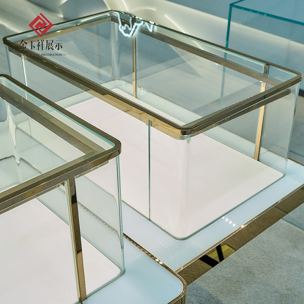 Gold Jewelry Display Cabinet