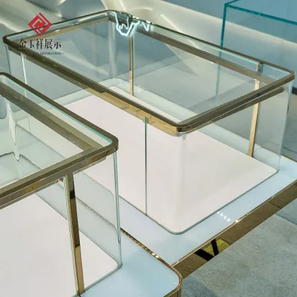 Gold Jewelry Store Display Counter