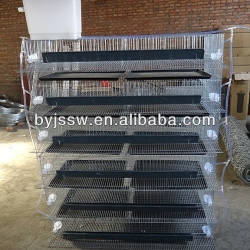 6 Layers Automatic Poultry Feeder Quail Farm Cage For Sale, High